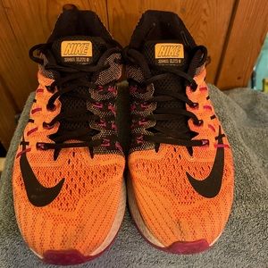 Nike Air Zoom Elite 8 Bright Citrus Women’s Running Shoes 8.5 Halloween Orange